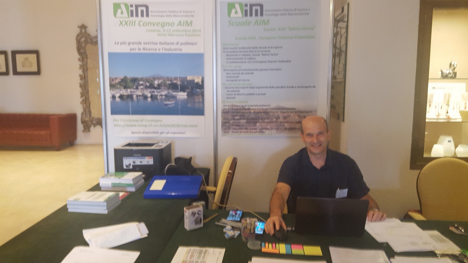 accoglienza AIM2018