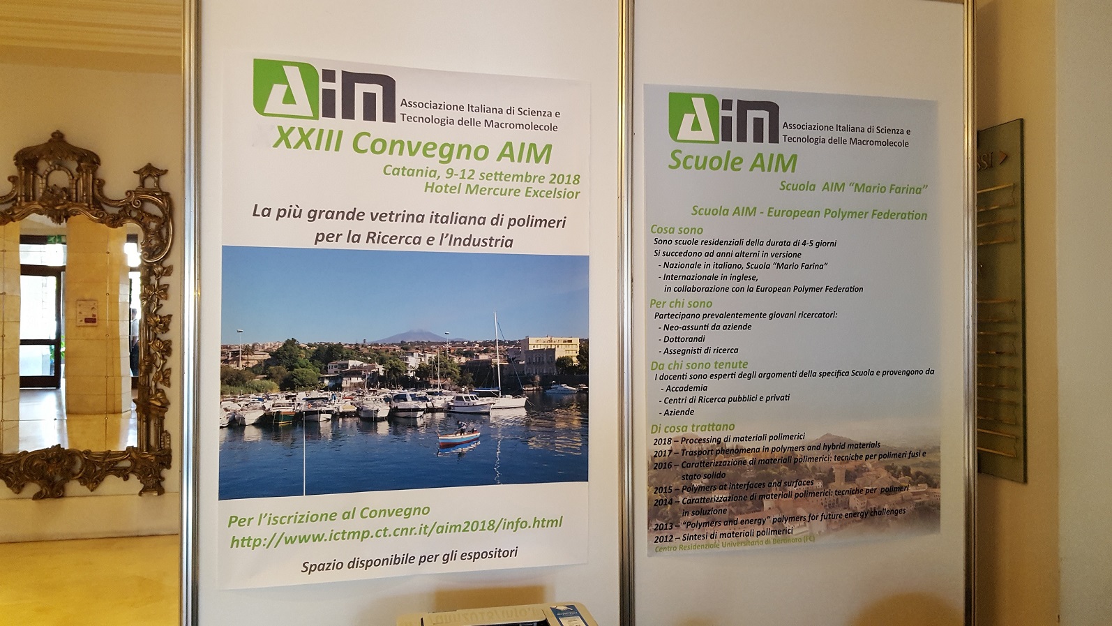 accoglienza AIM2018