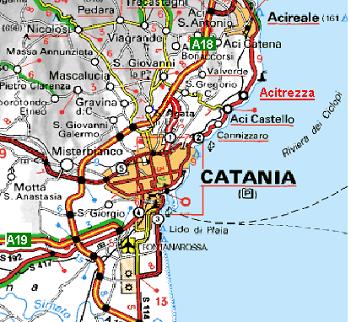 Catania Map